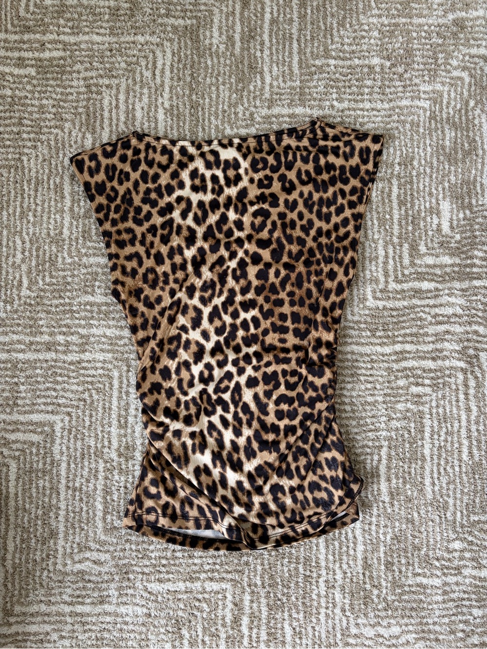 H&M Leopard Print Camisole - Brown Black